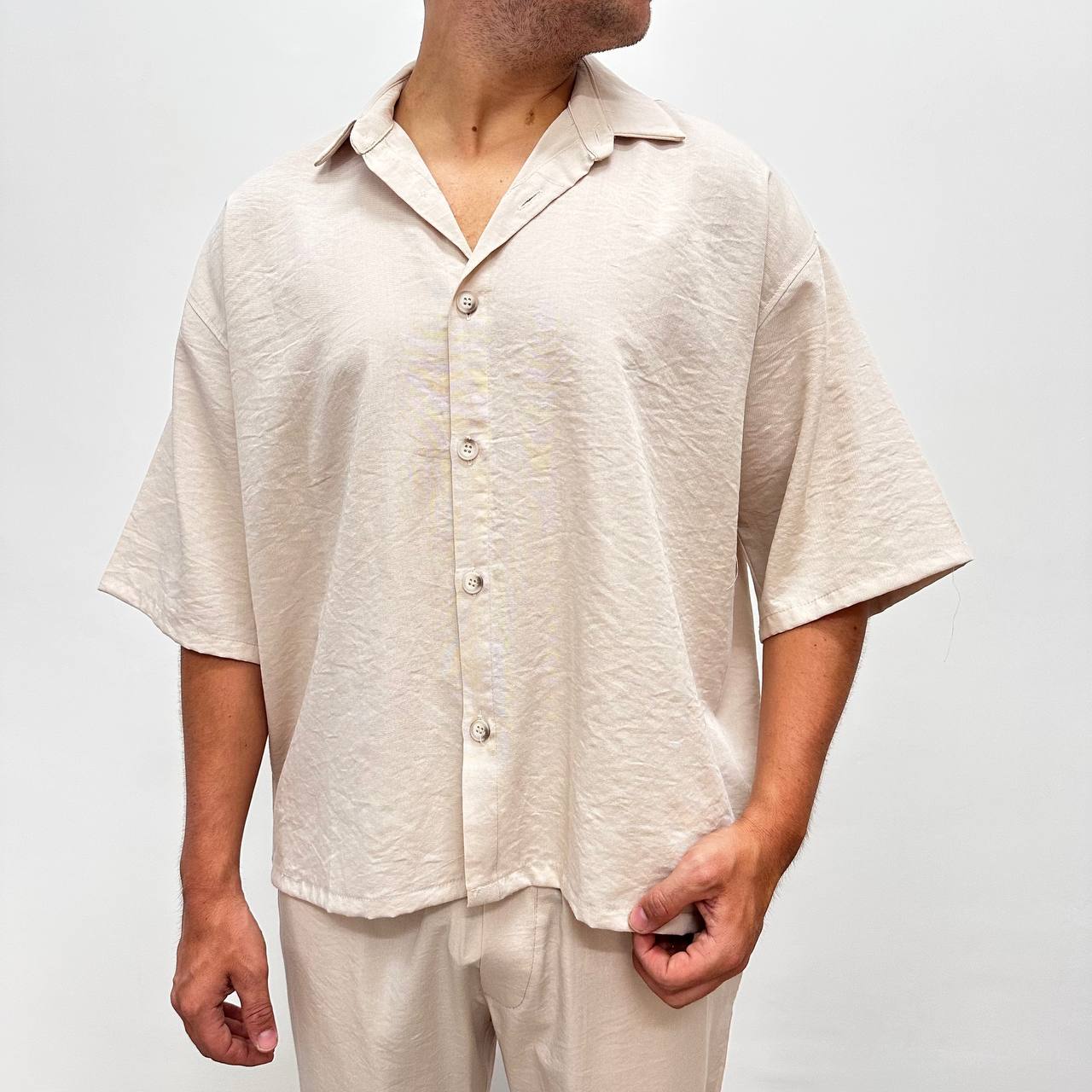 Coordinato Panarea In Lino Beige
