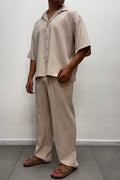 Coordinato Panarea In Lino Beige
