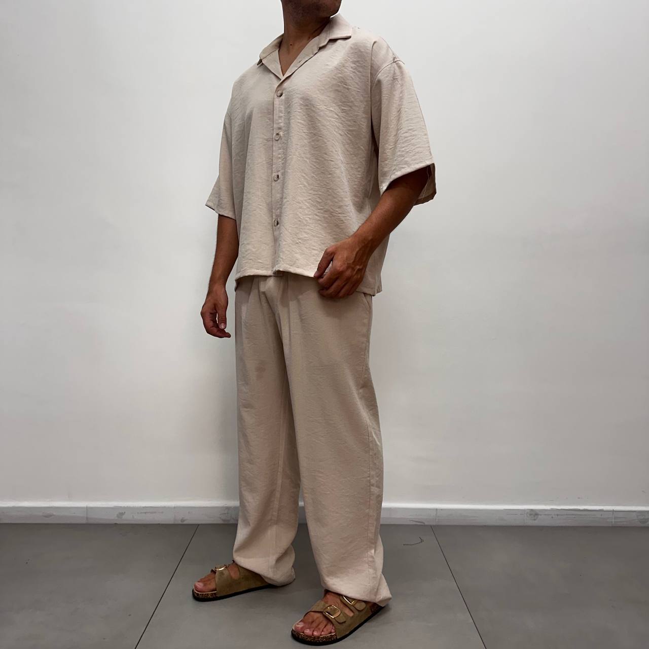 Coordinato Panarea In Lino Beige