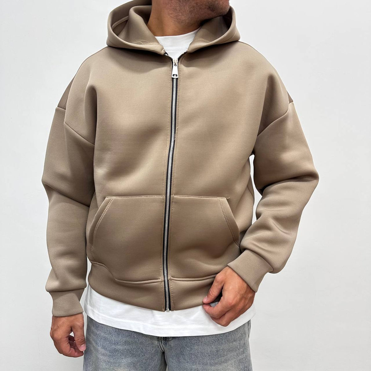Felpa Scuba Beige
