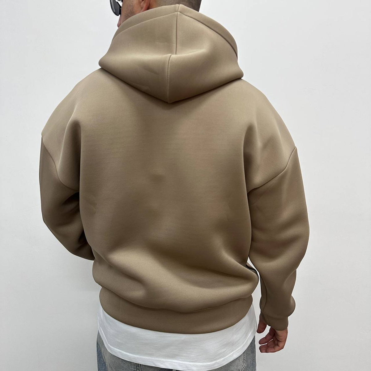 Felpa Scuba Beige