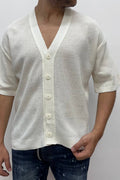 Maglia Cardigan Bianca
