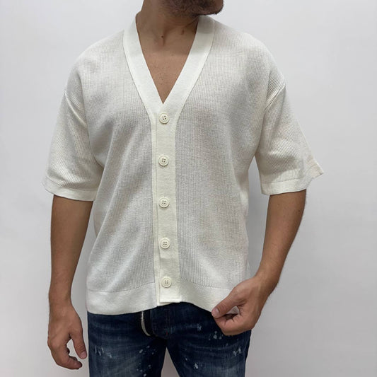 Maglia Cardigan Bianca