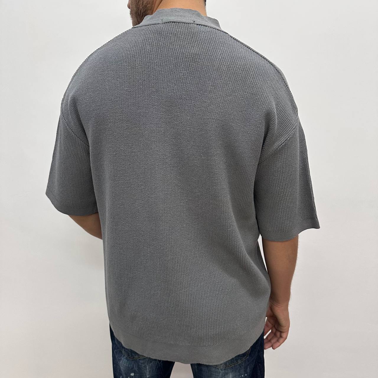 Maglia Cardigan Grigia
