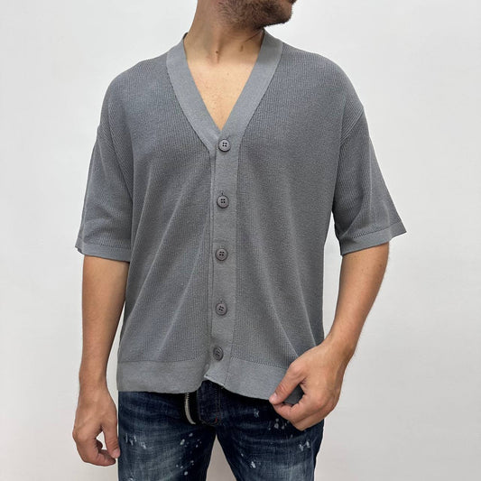 Maglia Cardigan Grigia