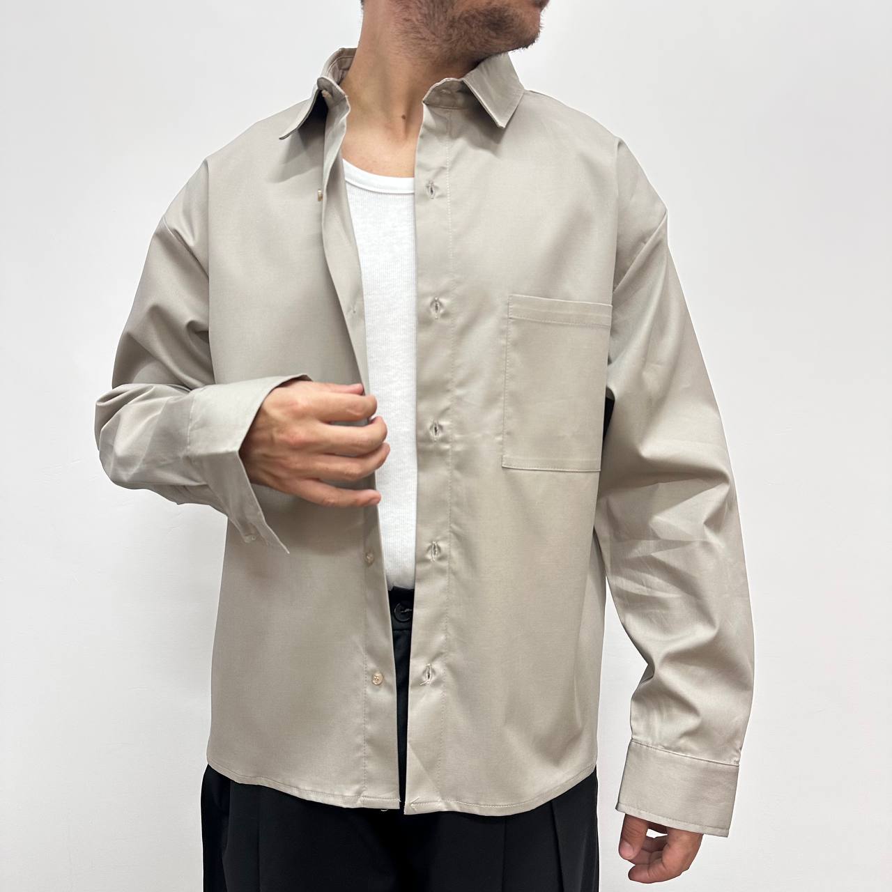 Camicia Jacket Over Beige