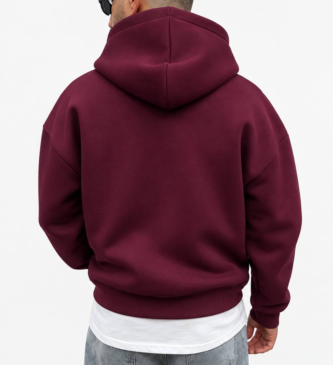 Felpa scuba bordeaux