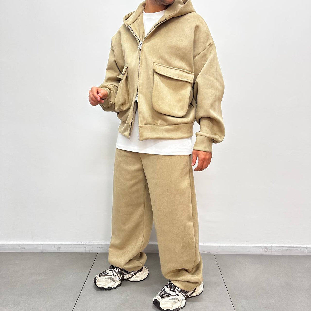 TRACKSUIT SCUBA POCKET BEIGE