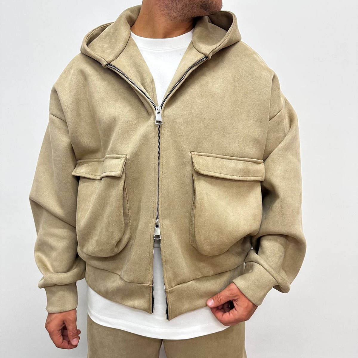 TRACKSUIT SCUBA POCKET BEIGE
