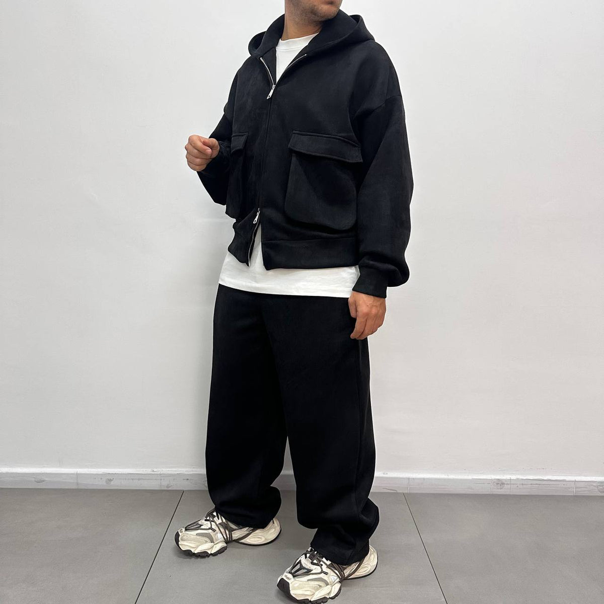 TRACKSUIT SCUBA POCKET NERA