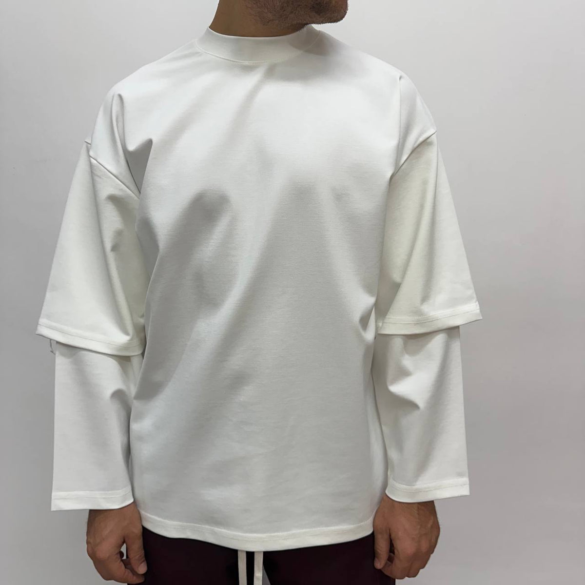 DOUBLE SLEEVE F.SCOZIA BIANCA