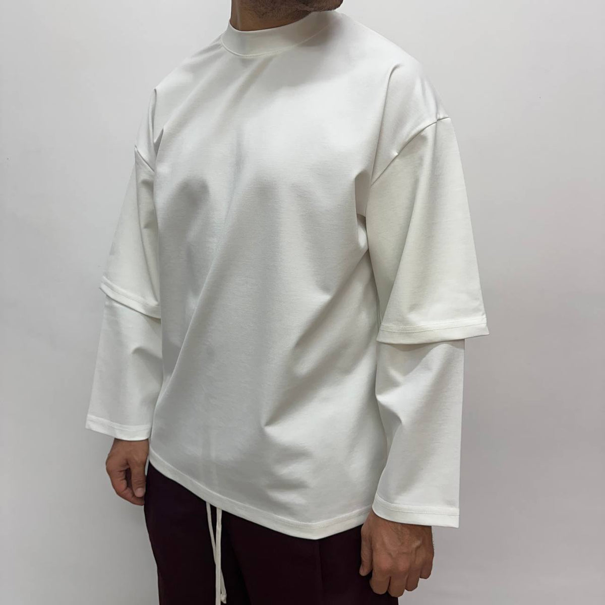 DOUBLE SLEEVE F.SCOZIA BIANCA