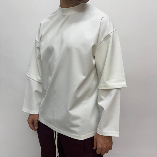 DOUBLE SLEEVE F.SCOZIA BIANCA