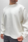 Felpa Crop Bianca