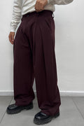 Pantalone Balloon bordeaux