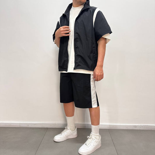 Coordset bicolor nero