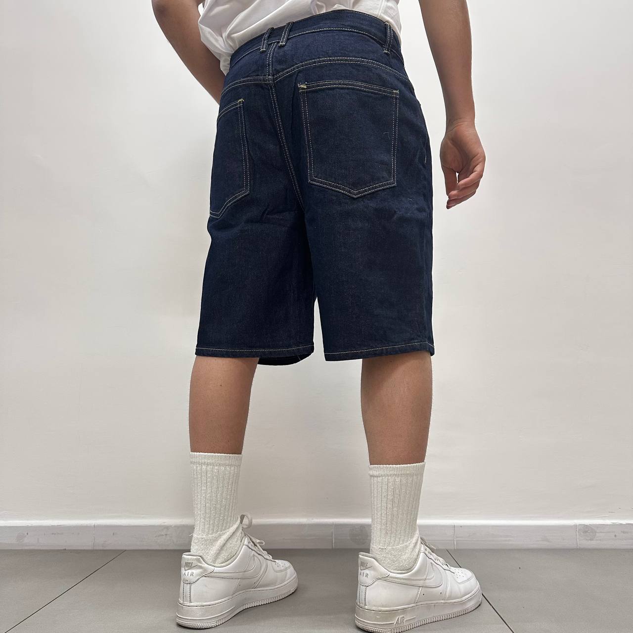 Short denim Blu
