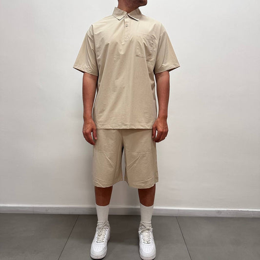 Coordset Polo Beige